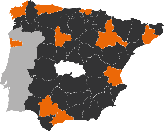 Cobertura nacional para particulares y empresas